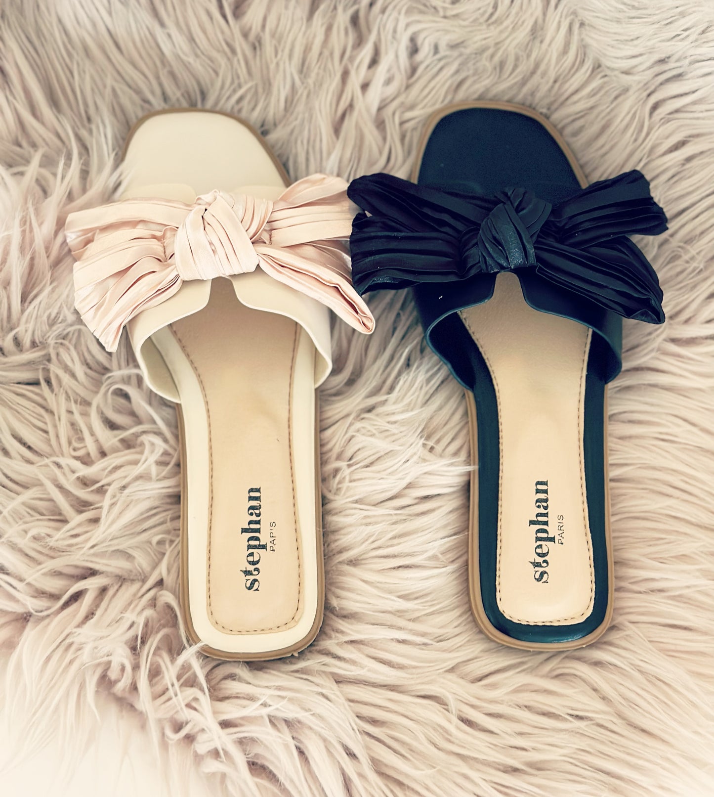 Train of Trend, Sandaler med rosett - Beige