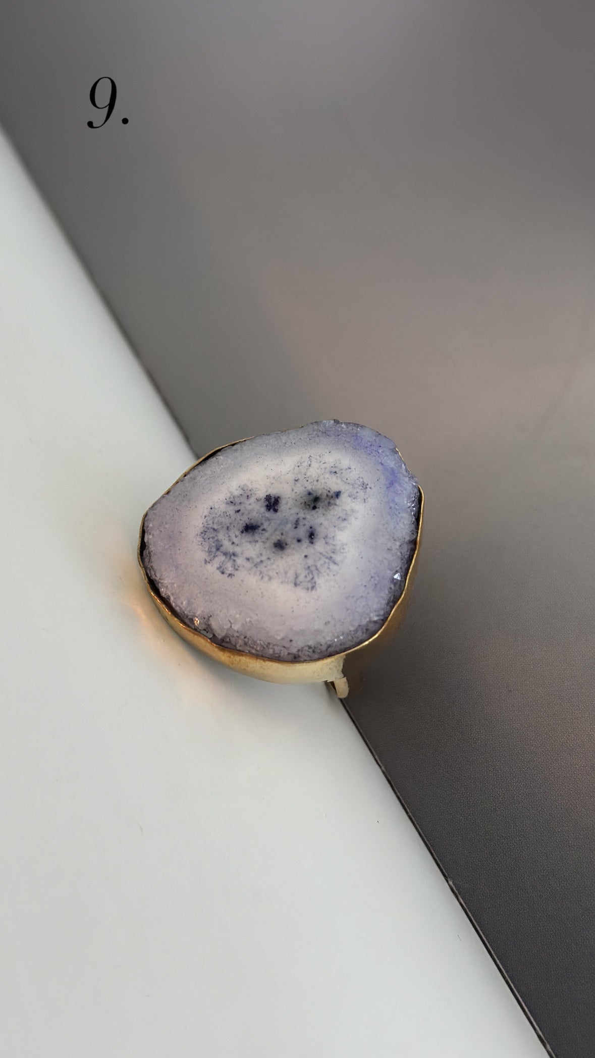 Ringar med stenen agat - Olika färger