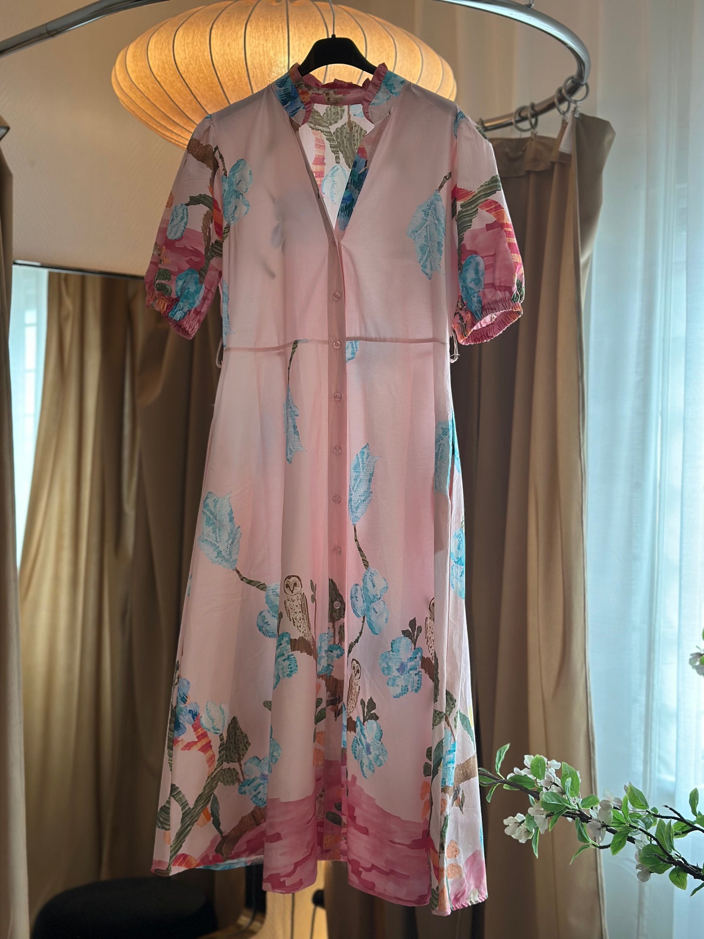 Klänning ”Uggla” - Rosa