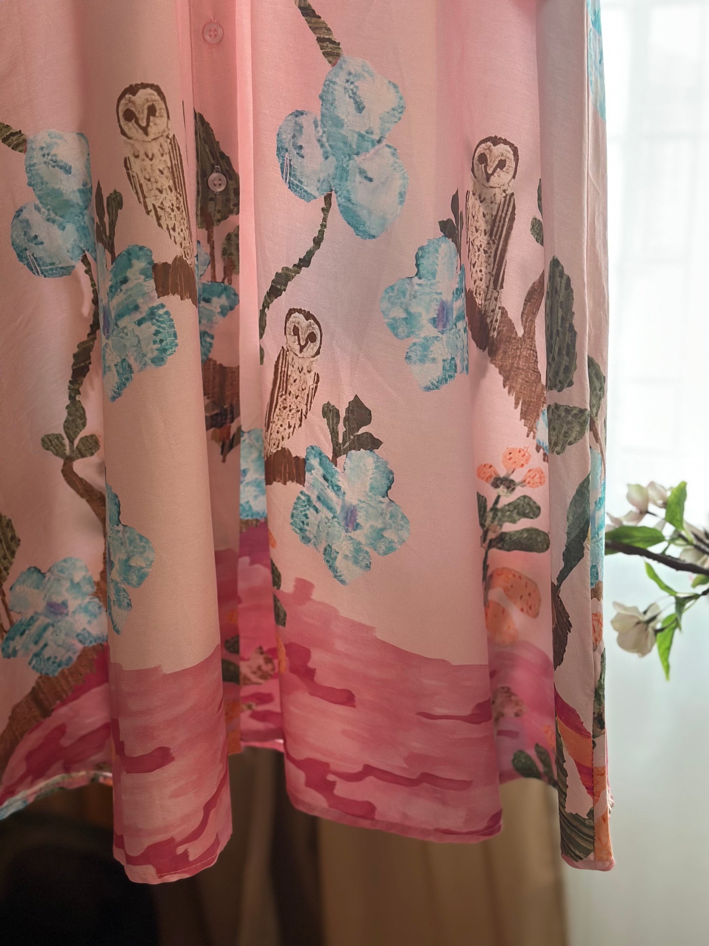 Klänning ”Uggla” - Rosa