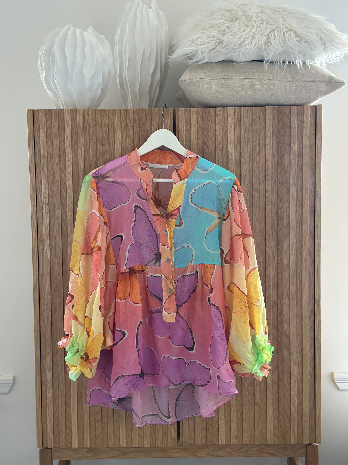 Blus ”Butterfly” - Multicolour