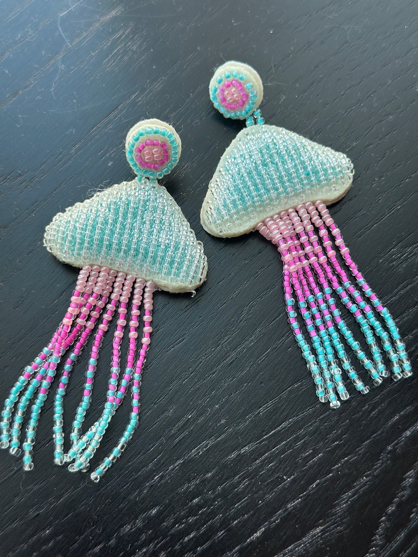 Örhängen ”Maneter” - Turkos