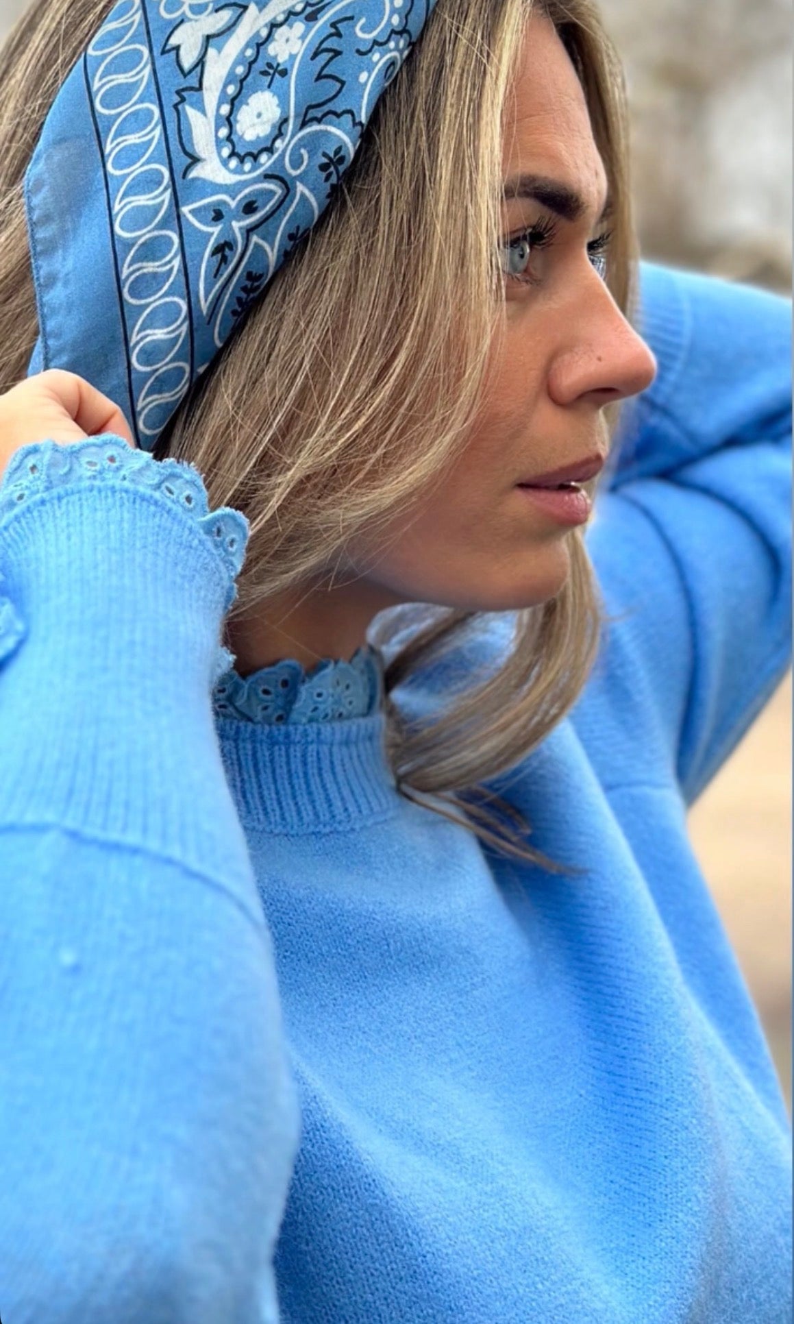 Scarfs ”snusnäsduk” - Ljusblå/Gul/Rosa/Svart/Brun/Grön/Orange