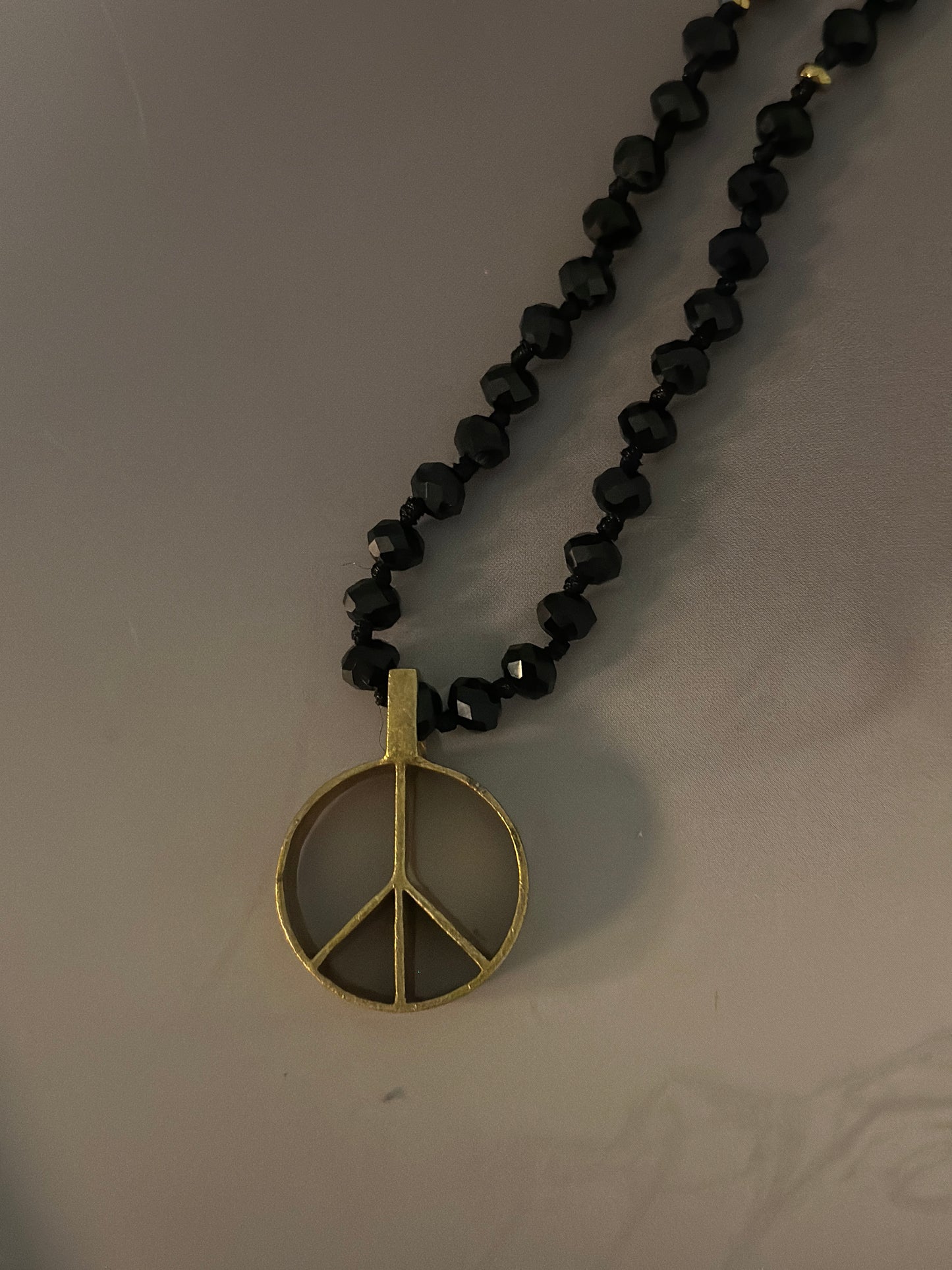 Halsband Peace - Svart