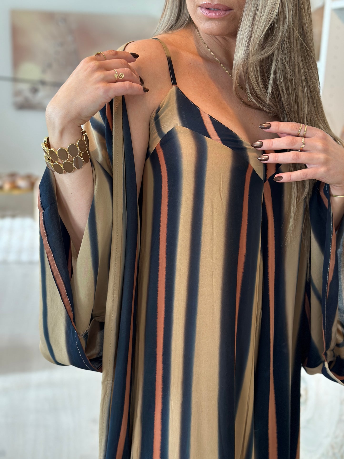 Coconut Milk, Jumpsuit Mikonoz - Stripe