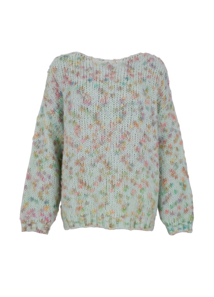 Black Colour, Color Bomb Jumper - Mint