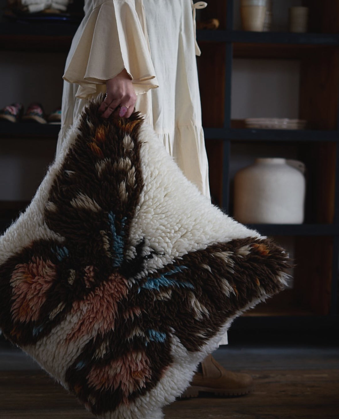 Kuddfodral ”Shaggy” - Butterfly