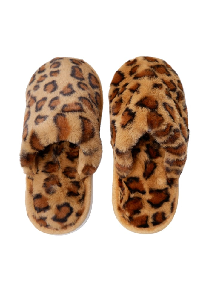 Black Colour, BCLEO slippers - Leopard