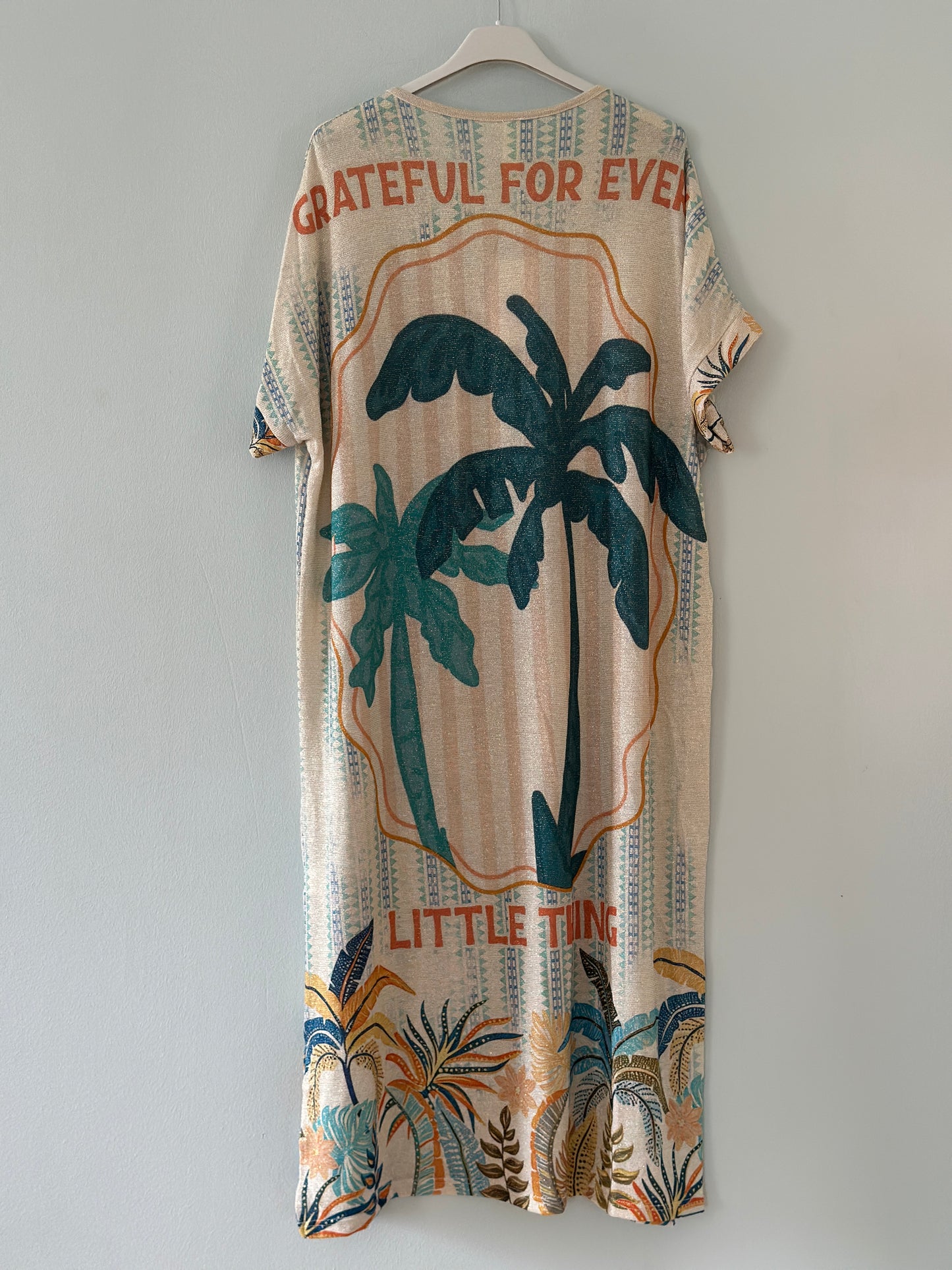 T-shirt klänning ”Grateful” - Multicolour