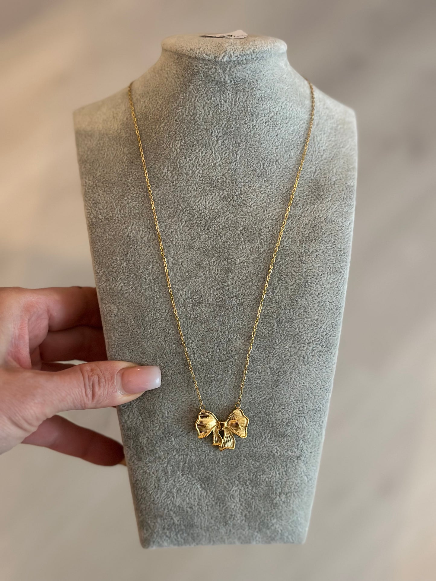 Halsband rosett - Guld