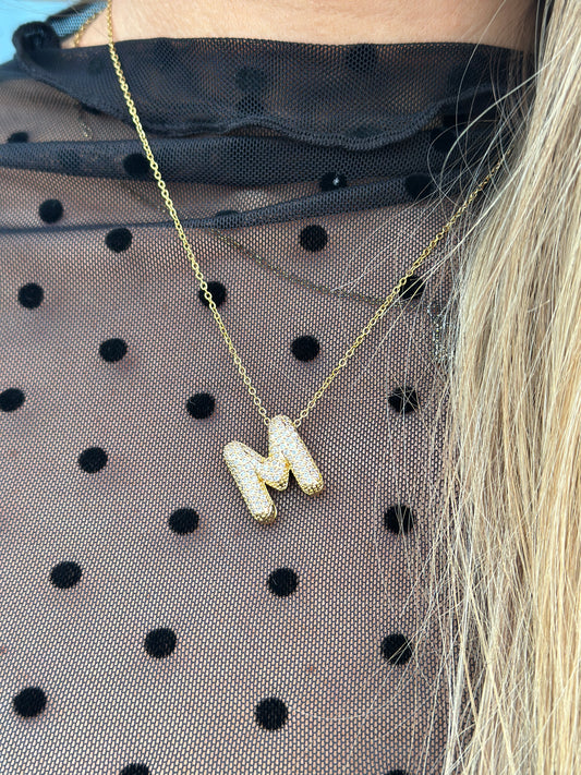 Meshtop med prickar - Svart