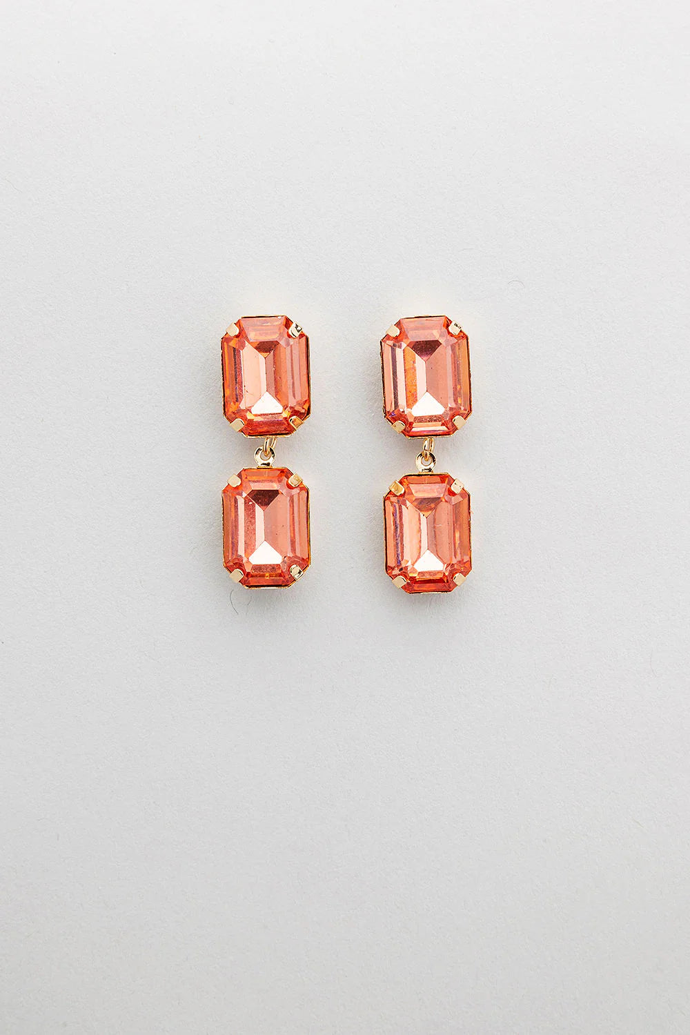 Bow19, LIZ EARRINGS - CORAL