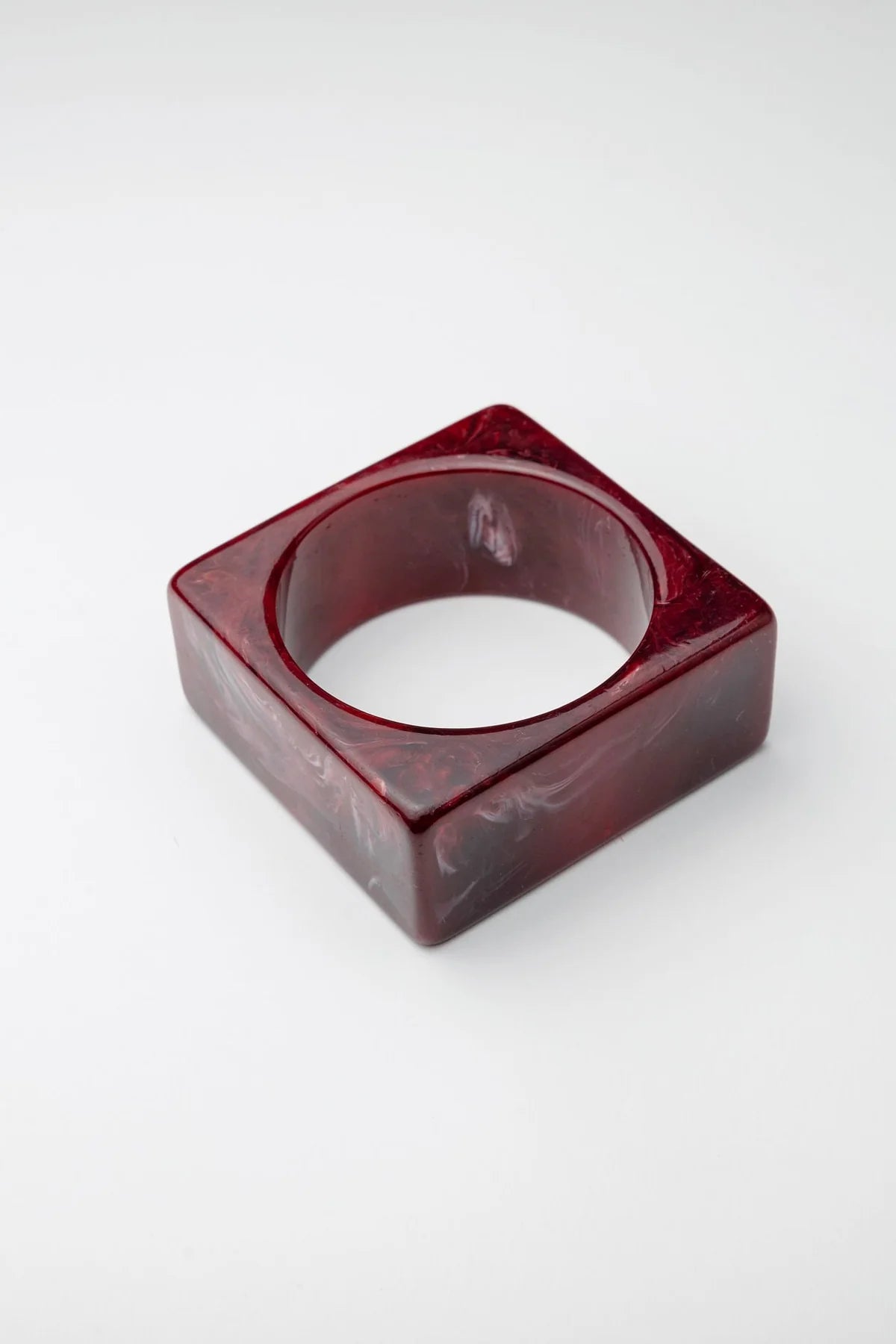 Bow19, Big XL Square Bracelet Wine Red Big XL Square Bracelet Wine RedBig XL Square Bracelet Wine Red BIG XL SQUARE BRACELET- WINE RED