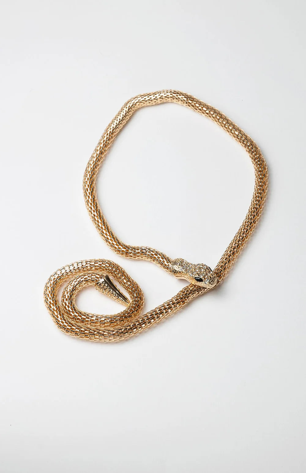 Bow 19, SNAKE NECKLACE - GOLD