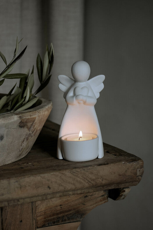 Majas Värdefull Ängel för värmeljus inkl Gåvobox