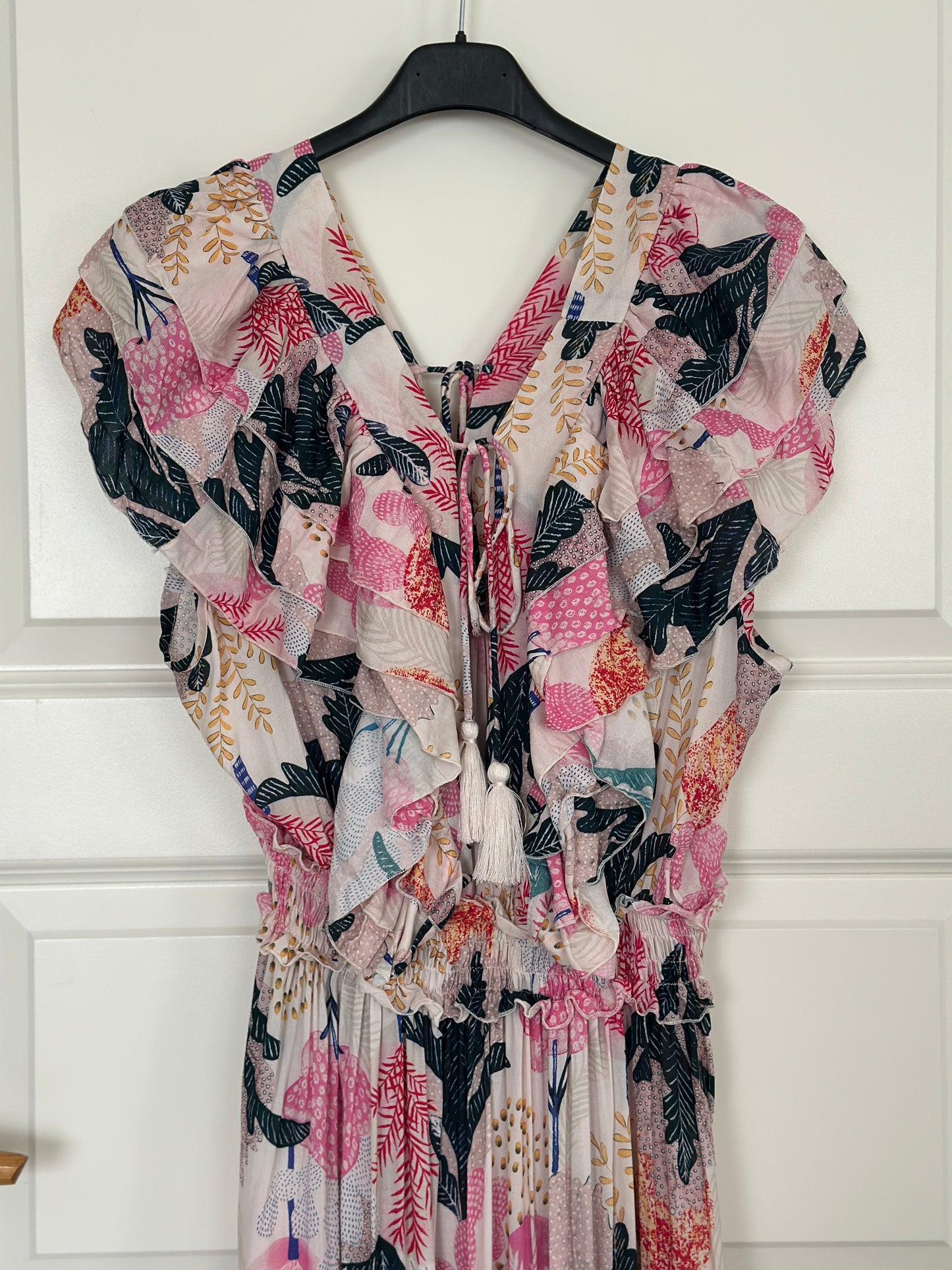 Coconut Milk, Pina Maxi Dress - Cactus Pink