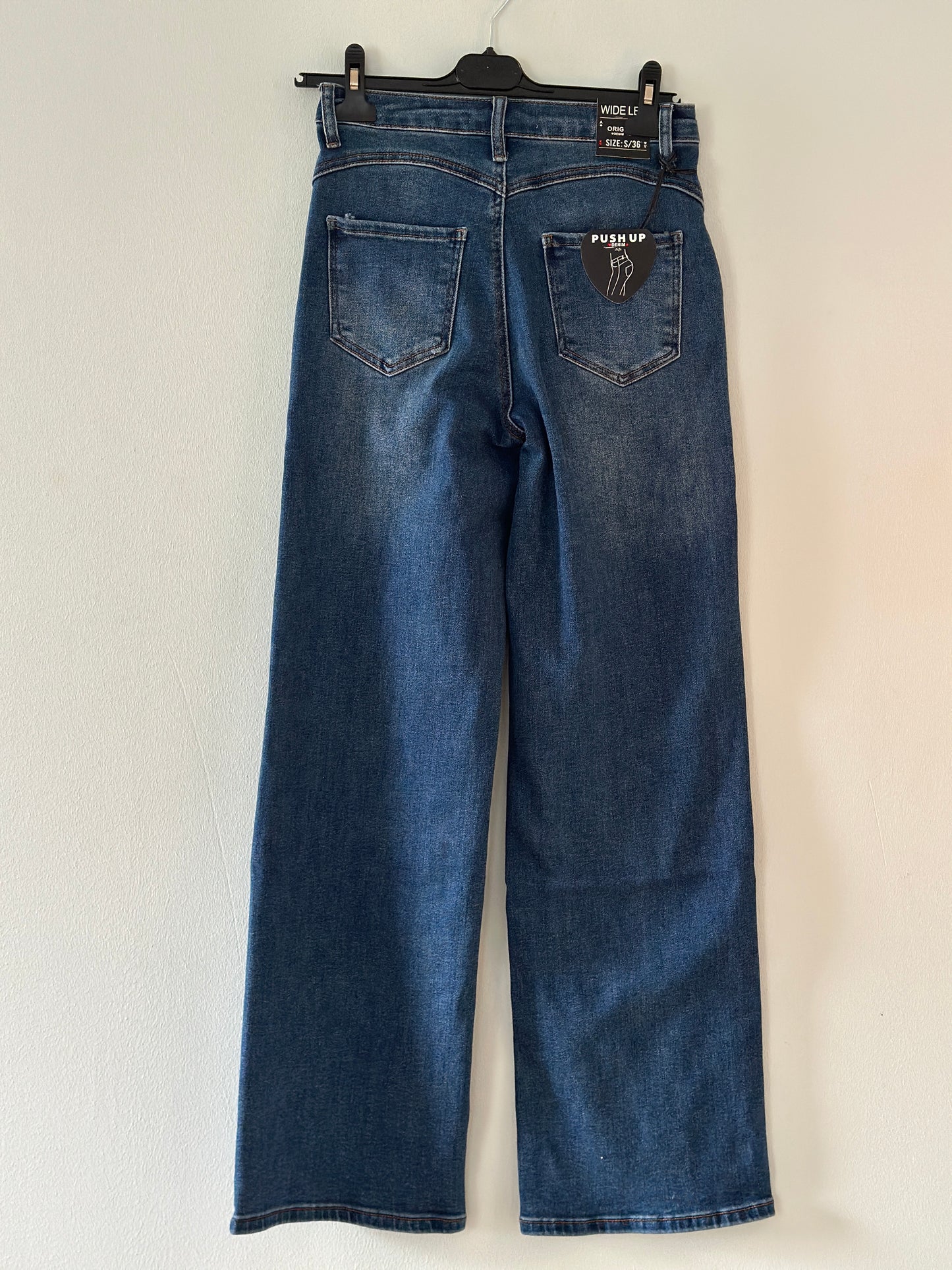 Jeans med Push Up - Ljus Denim