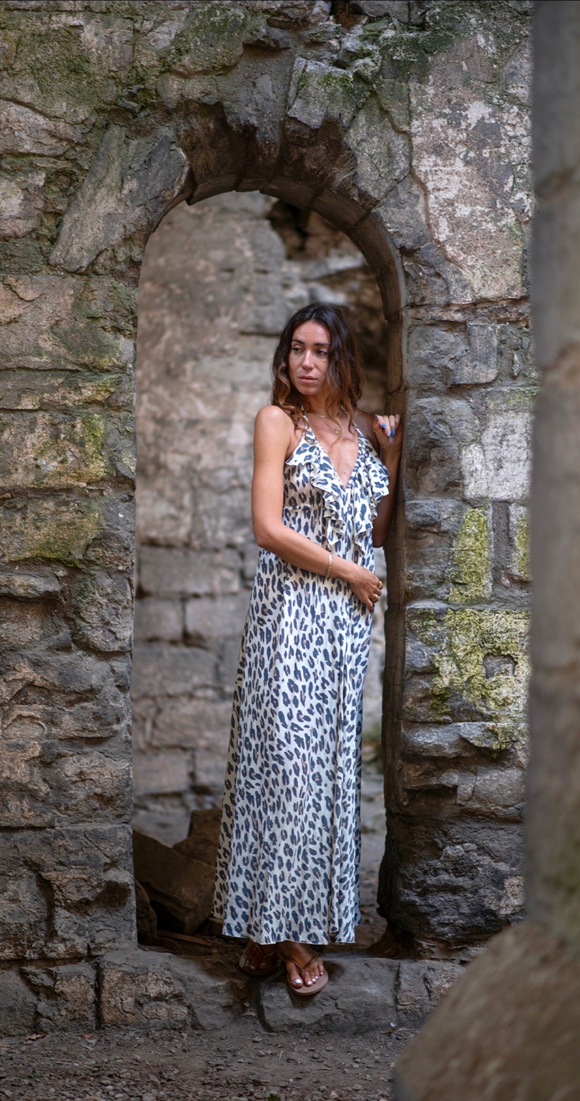 Coconut Milk, Jaden Ruffle Dress - Leo