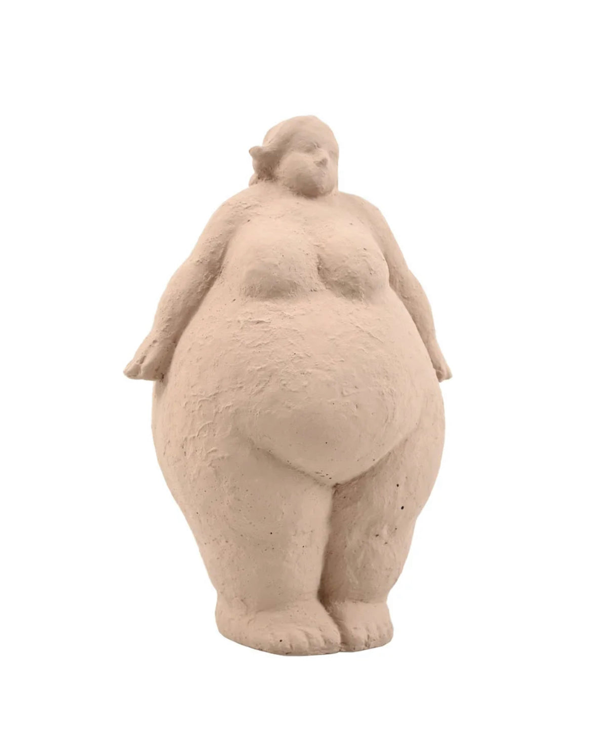 Kurviga damer, Staty - Beige/Vit