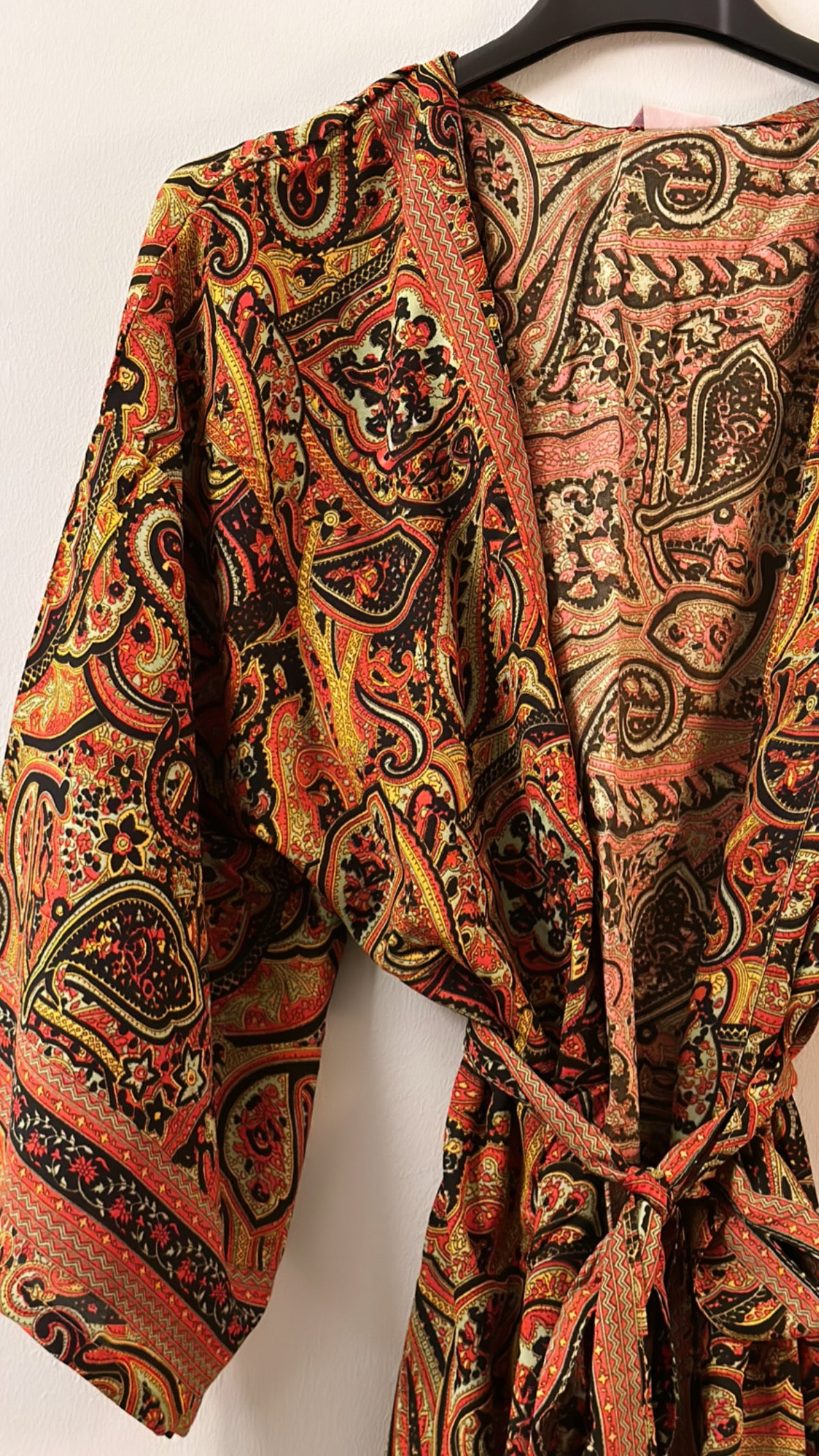 Kimono från Indien - Blandade mönster och färger
