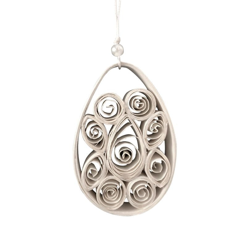 DBKD, Dekoration Paper Egg - White