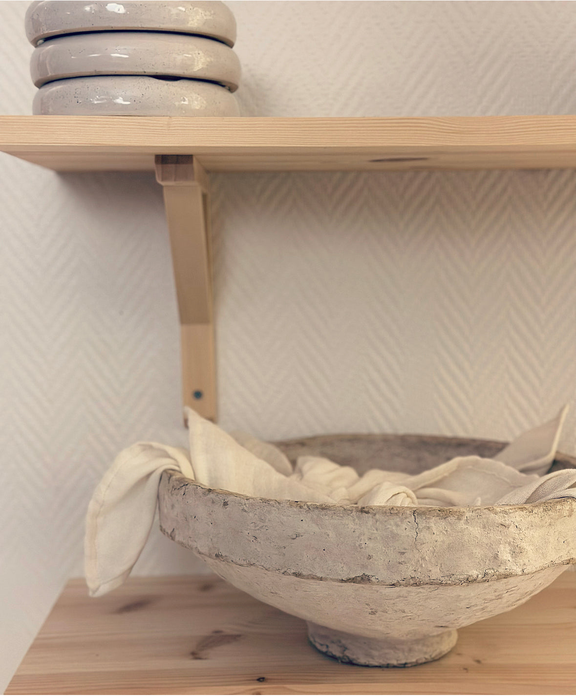Unika skålar, ø38xH20 cm - Natur