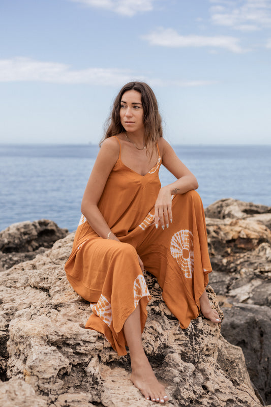 Coconut Milk, Jumpsuit Mikonoz - Yellow Circle