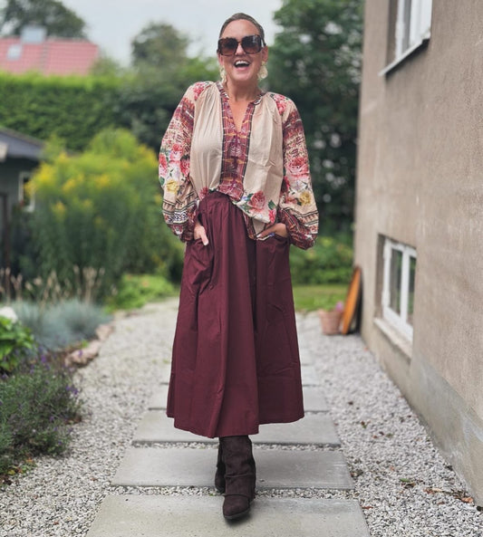 Black Colour, BCABBIE Skirt - Plum