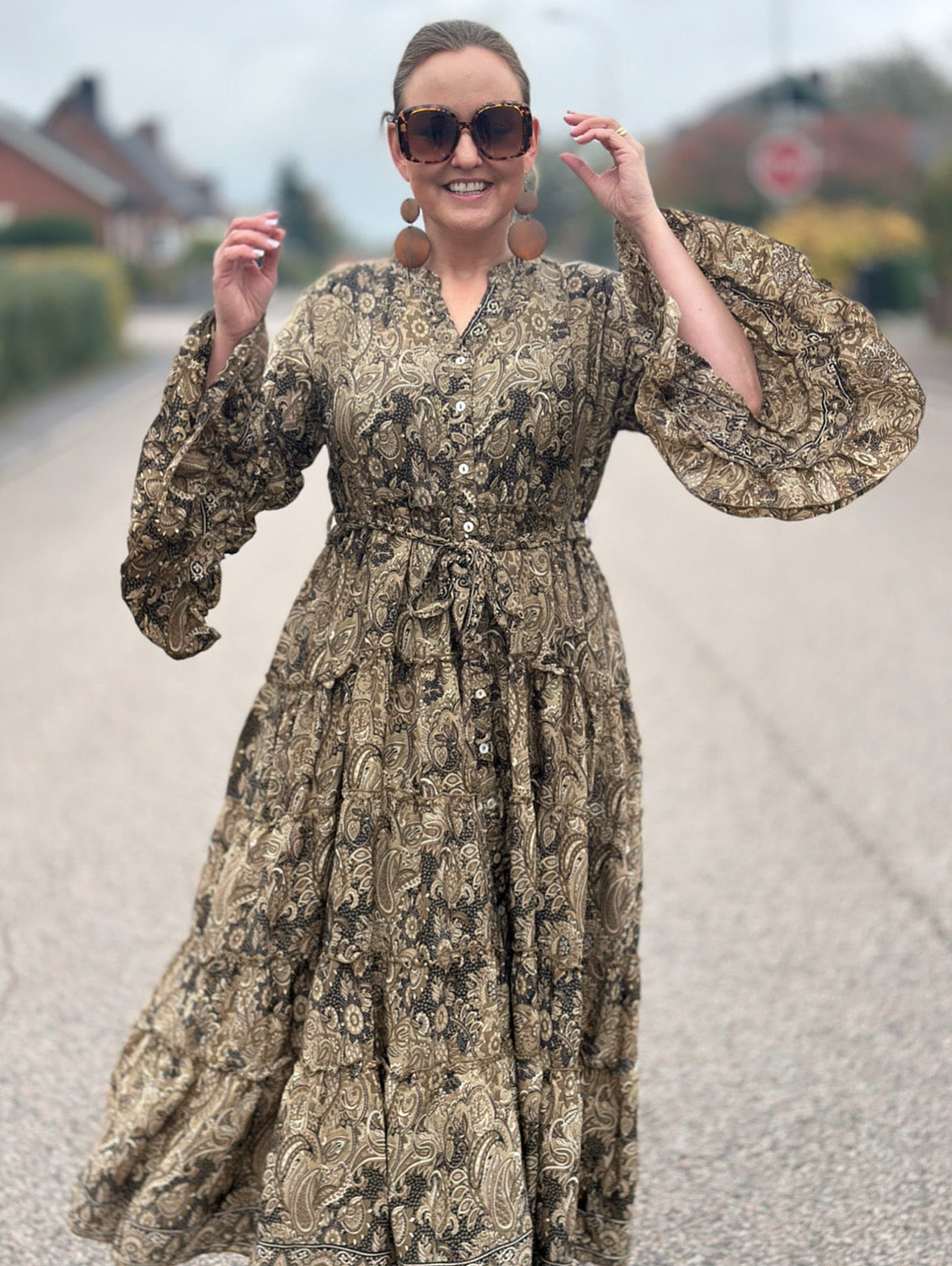 Malkaa, Stella Boho dress - Svart