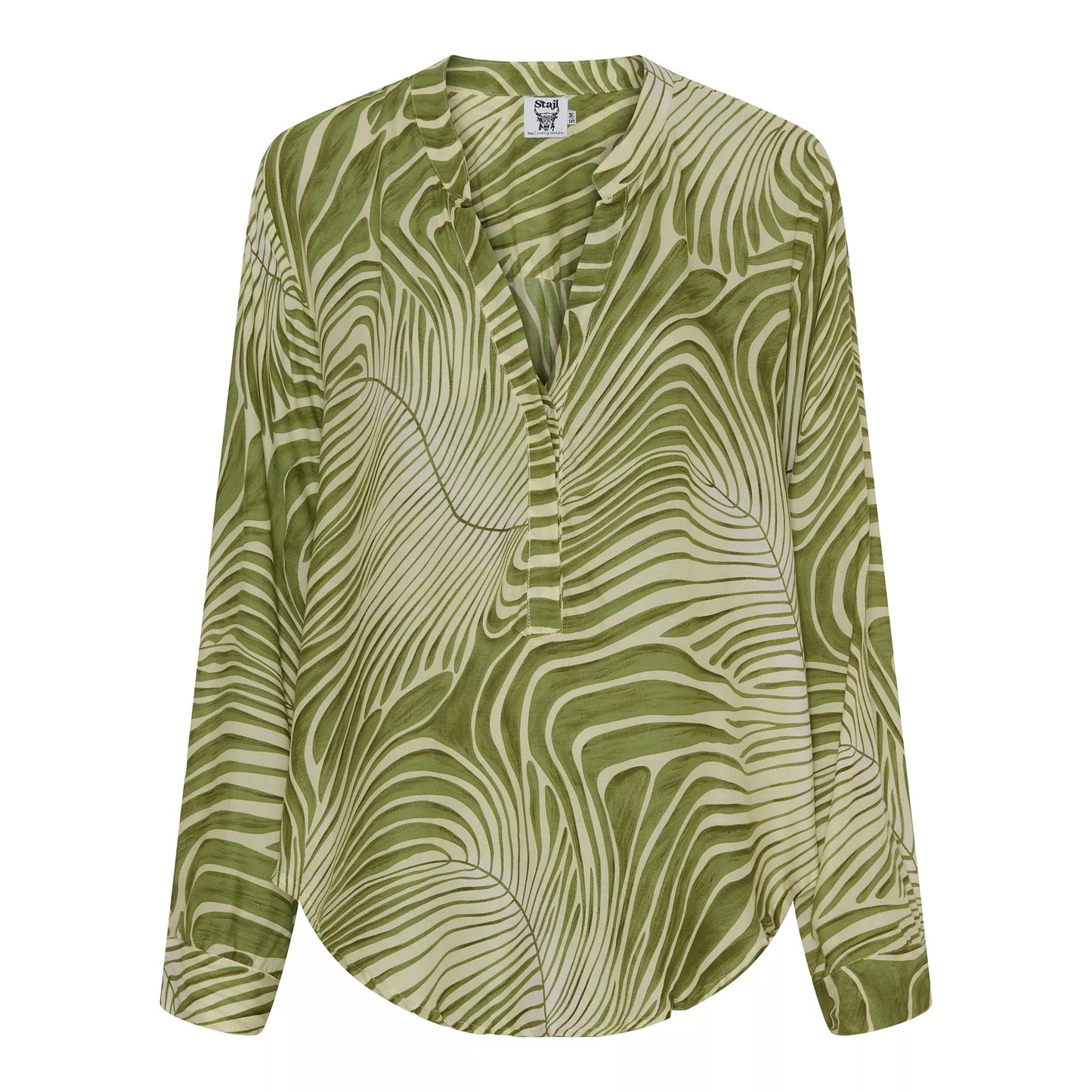 Stajl Agenturer, Shirt - Green Leaf