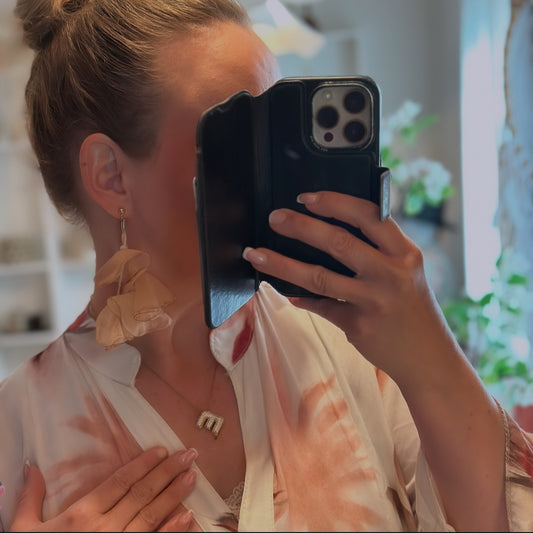 Kort halsband med bokstäver  A-Y - Guld