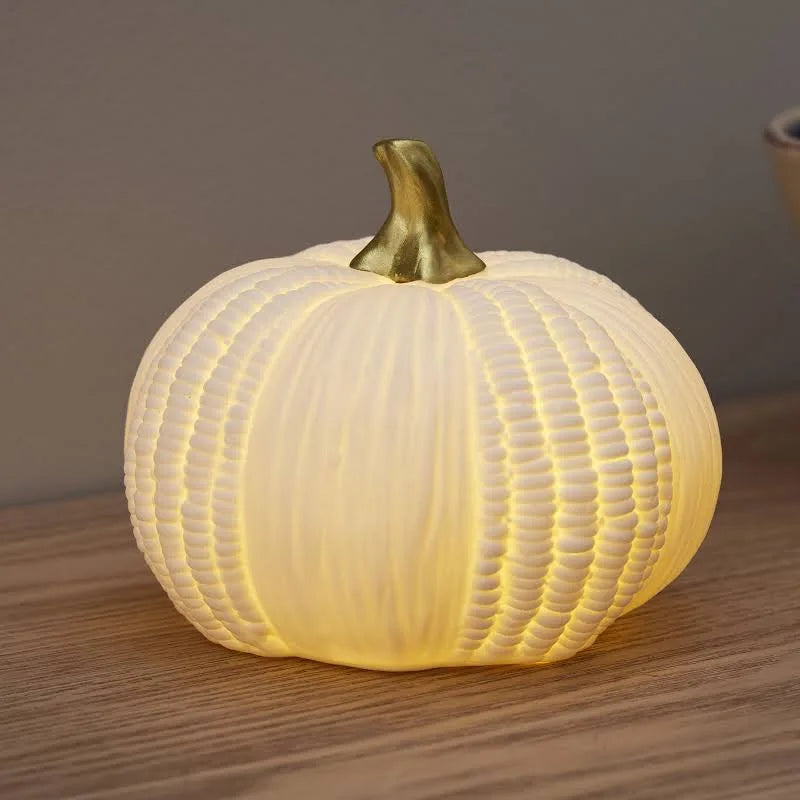 Pumpa med LED-ljus - Vit