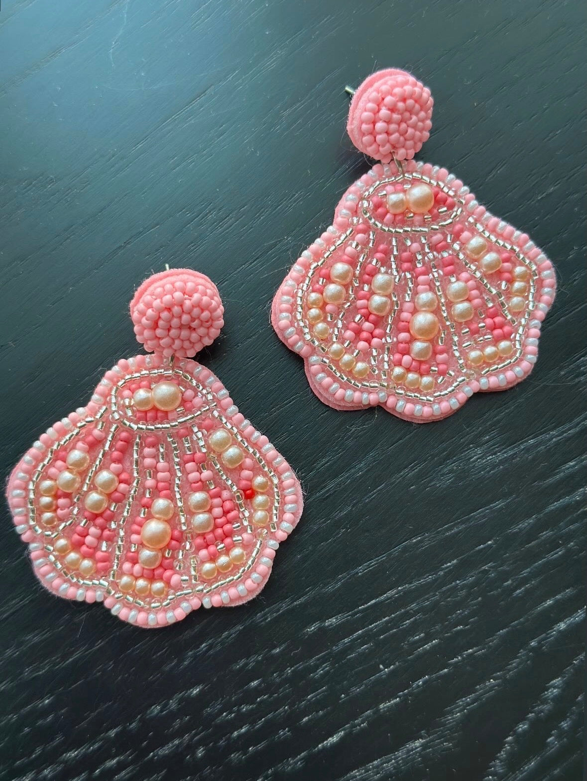 Örhängen ”Snäckor” - Rosa