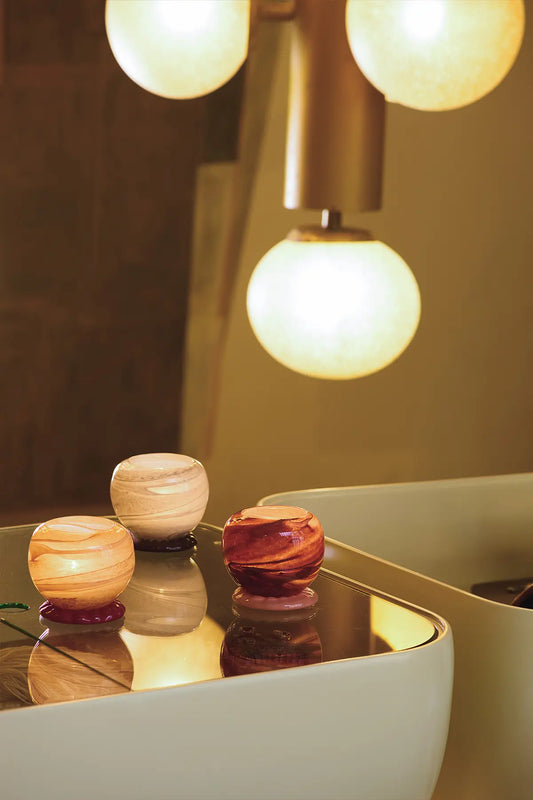 Olsson & Jensen, Cosmos ljuslykta - taupe