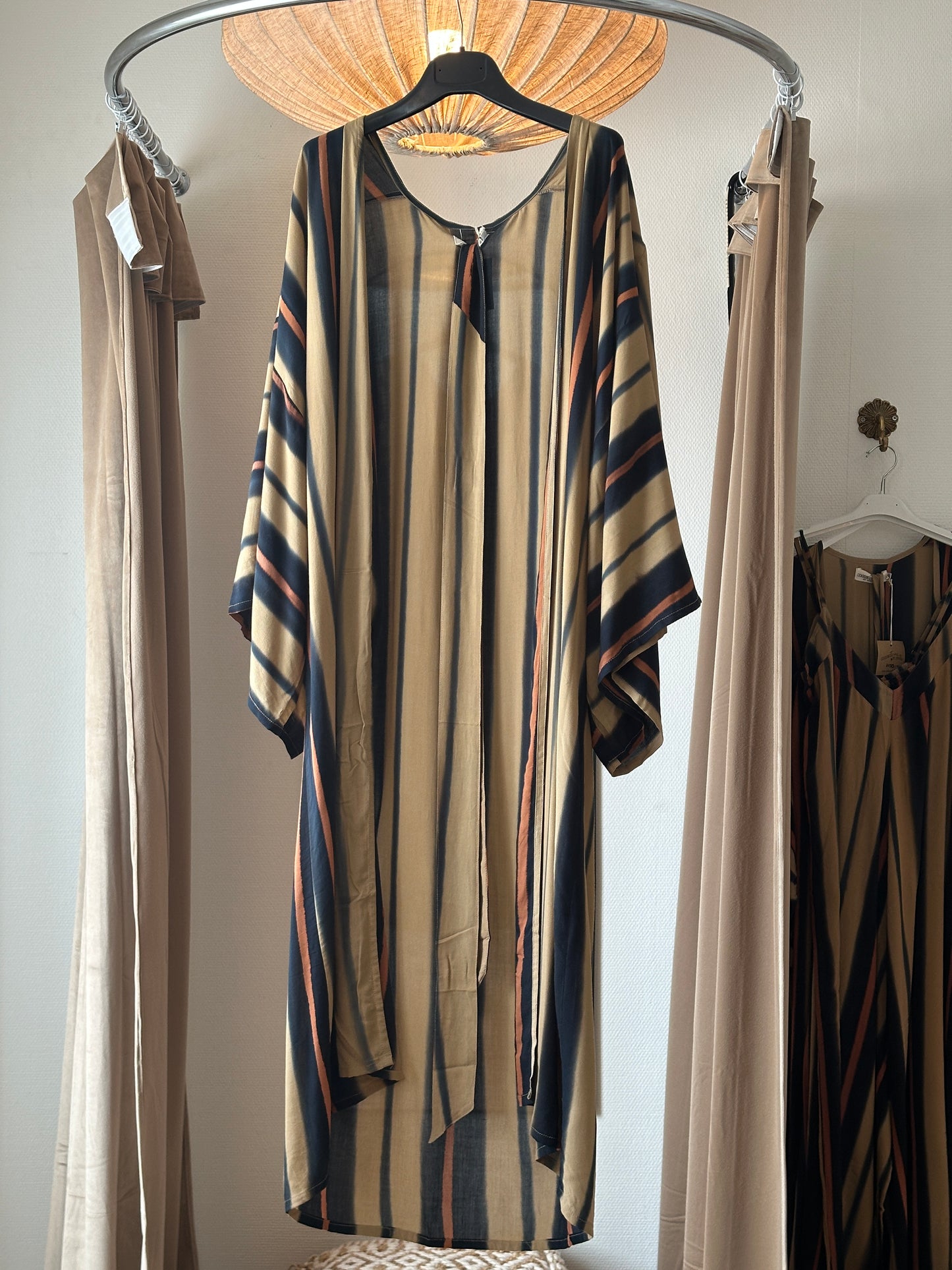 Coconut Milk, Kimono Mora - Stripe