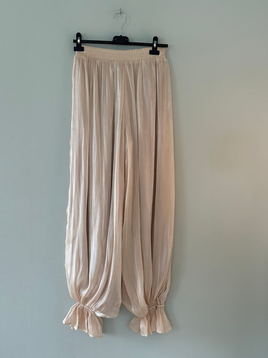 Harembyxor med resår nertill - Beige
