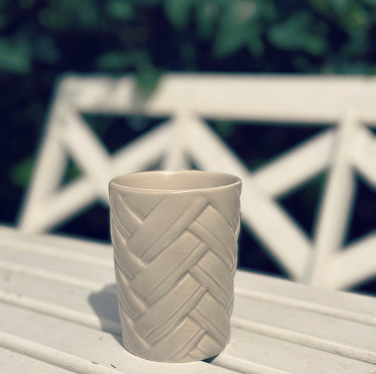Majas Cottage, Herringbone mugg - Taupe