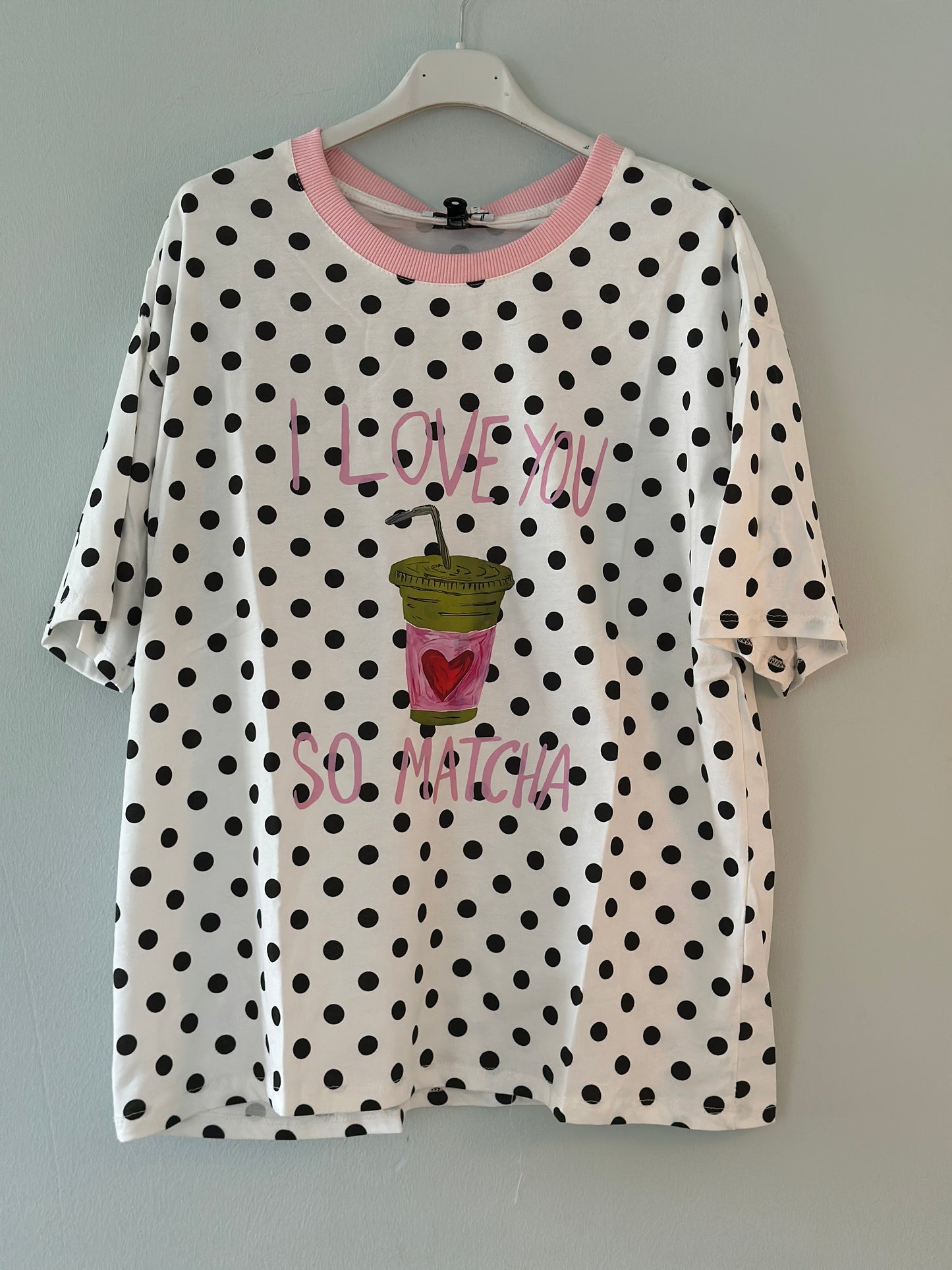 T-shirt ”I Love You So Matcha” - Vit