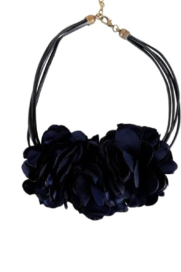 Black Colour, Bcfiora Necklace - Navy