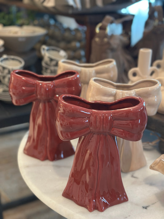 Rosettvas - Grön/Röd/Beige/Orange