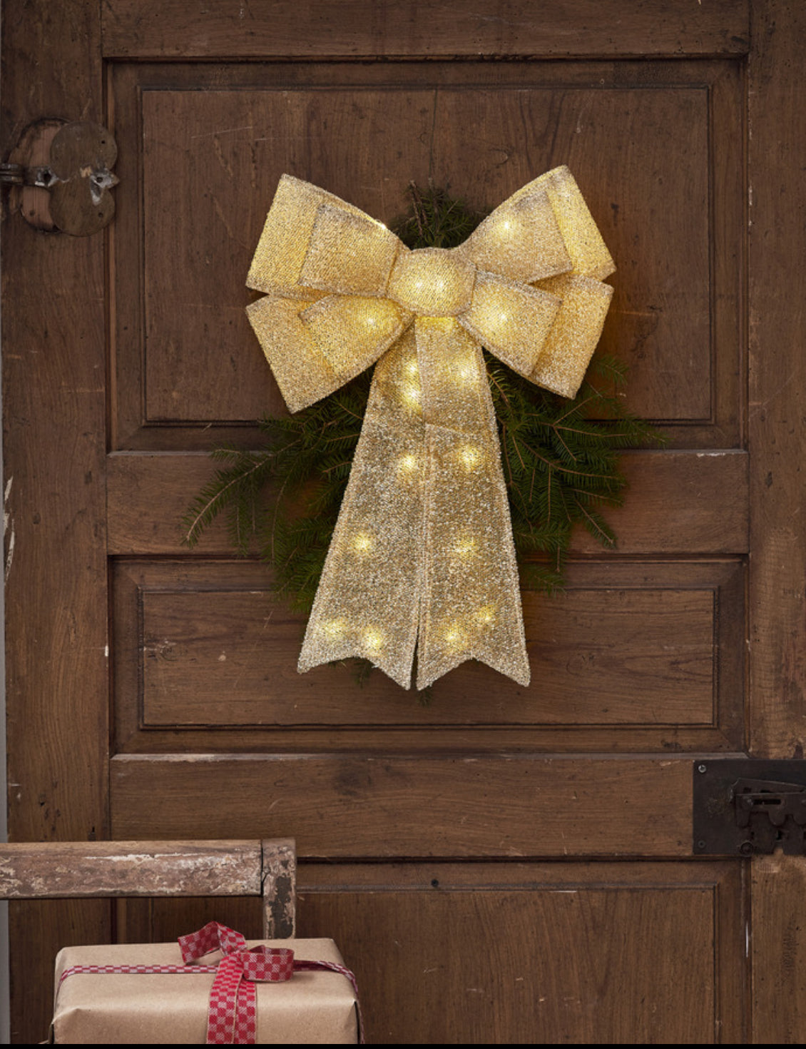 Hängande rosettdekoration - Guld