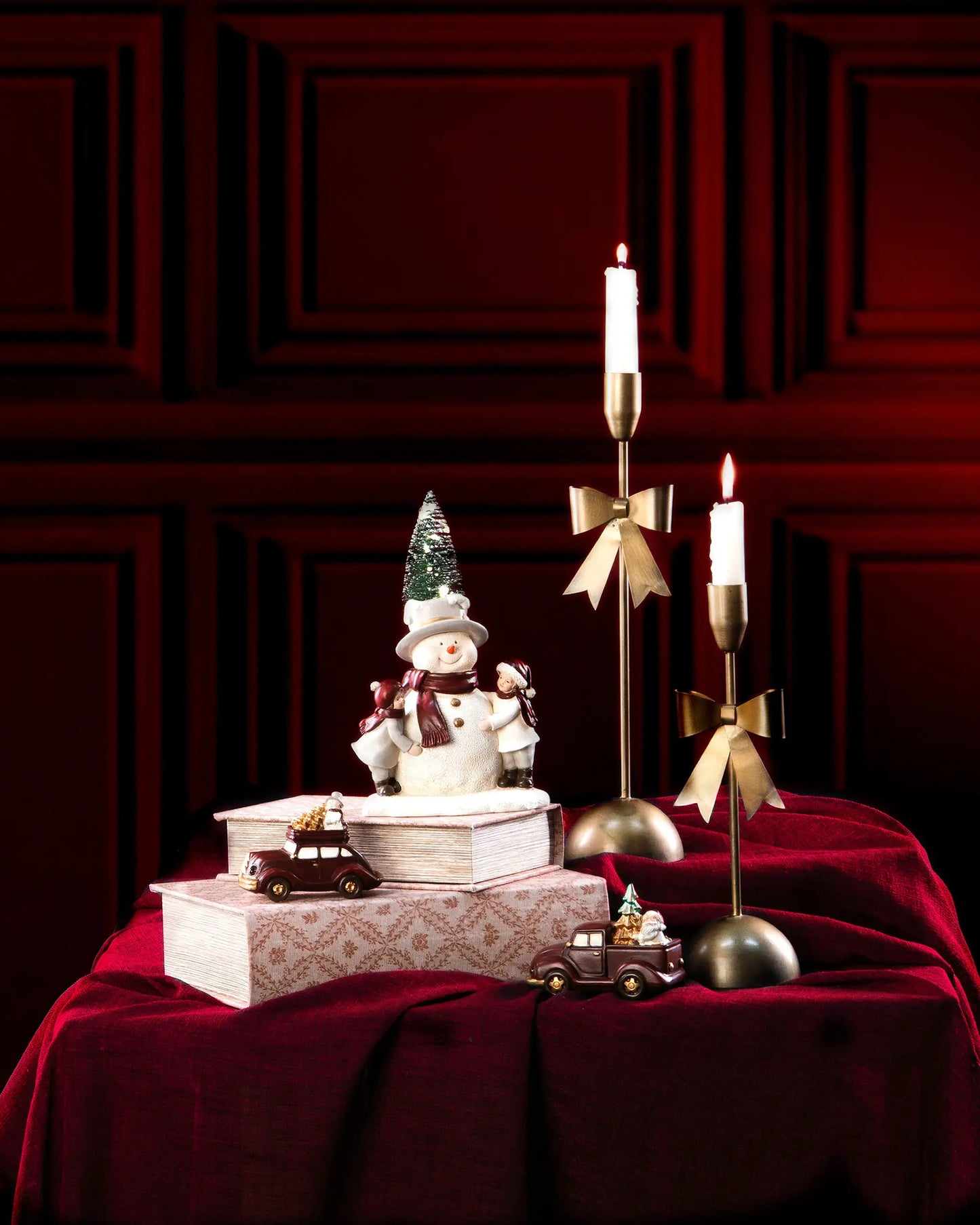 Ljusstake rosett - Mässing