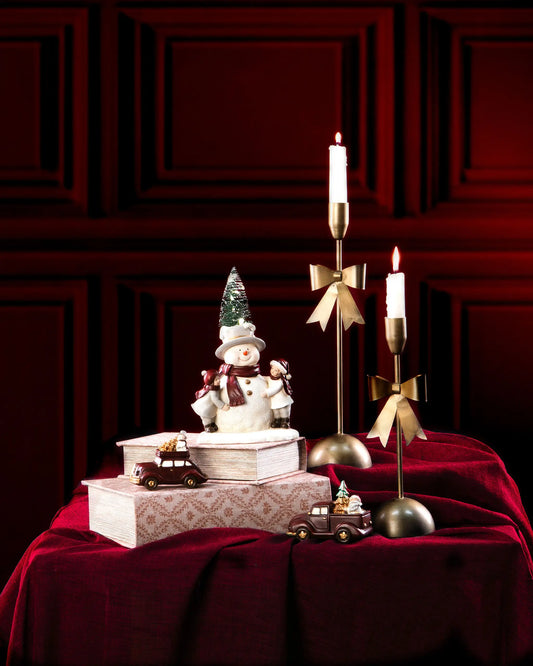 Ljusstake rosett - Mässing