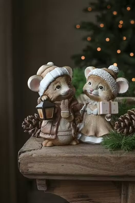 Mr & Mrs Mouse – 2-pack – Majas Cottage