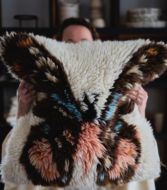 Kuddfodral ”Shaggy” - Butterfly