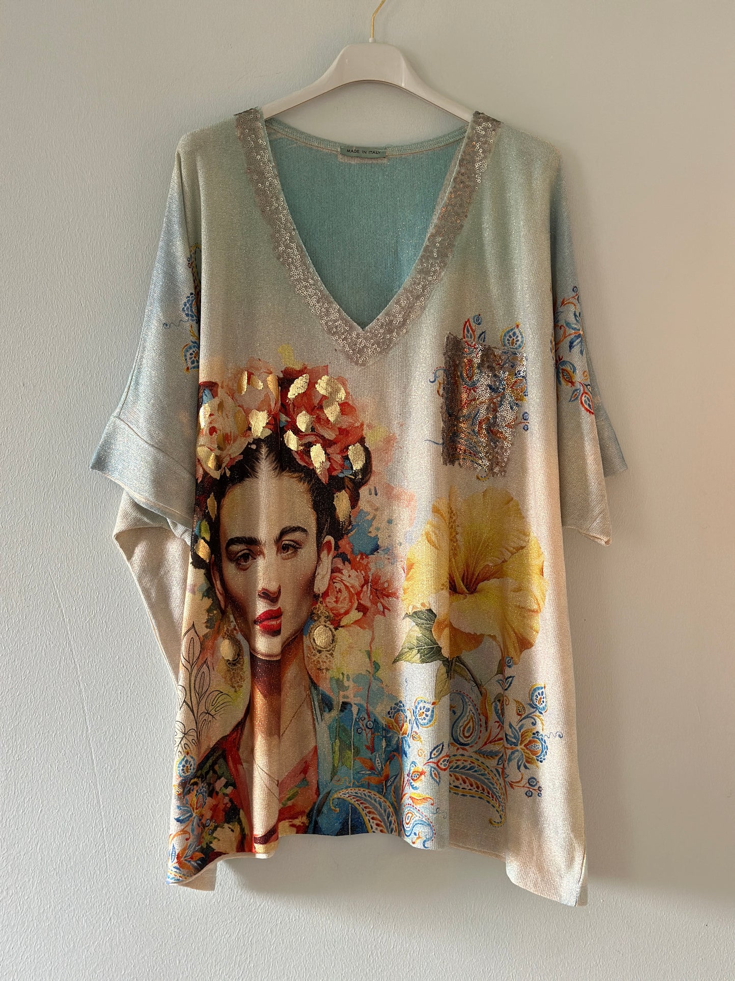 T-shirt ”Hibiskus” - Multicolour