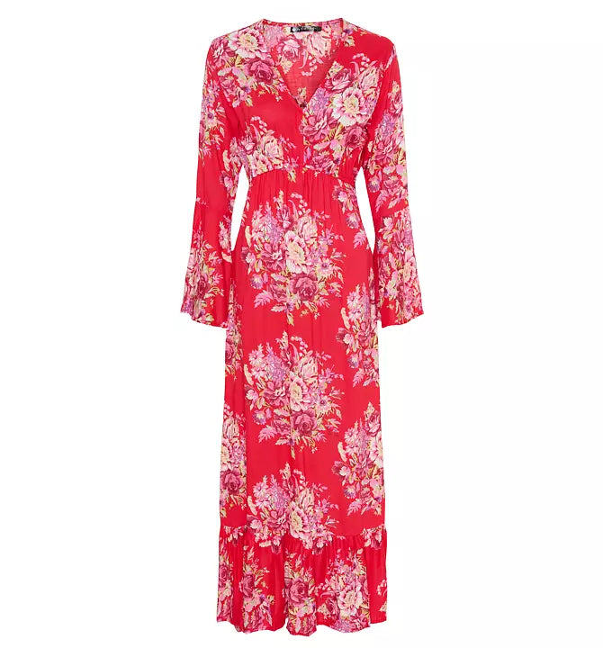 JLB By Wild Collection, Menton Dress - Red Rose