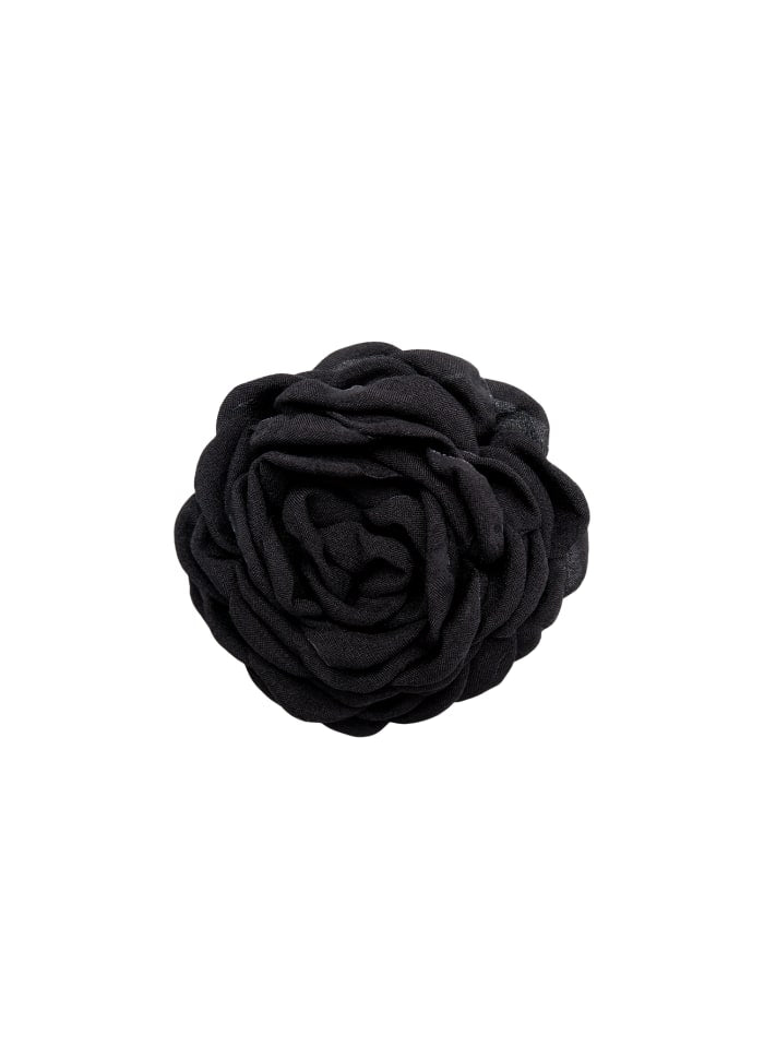 Black Colour, BCVILLA MEGA FLOWER BROSCH - Creme/Svart/Rosa