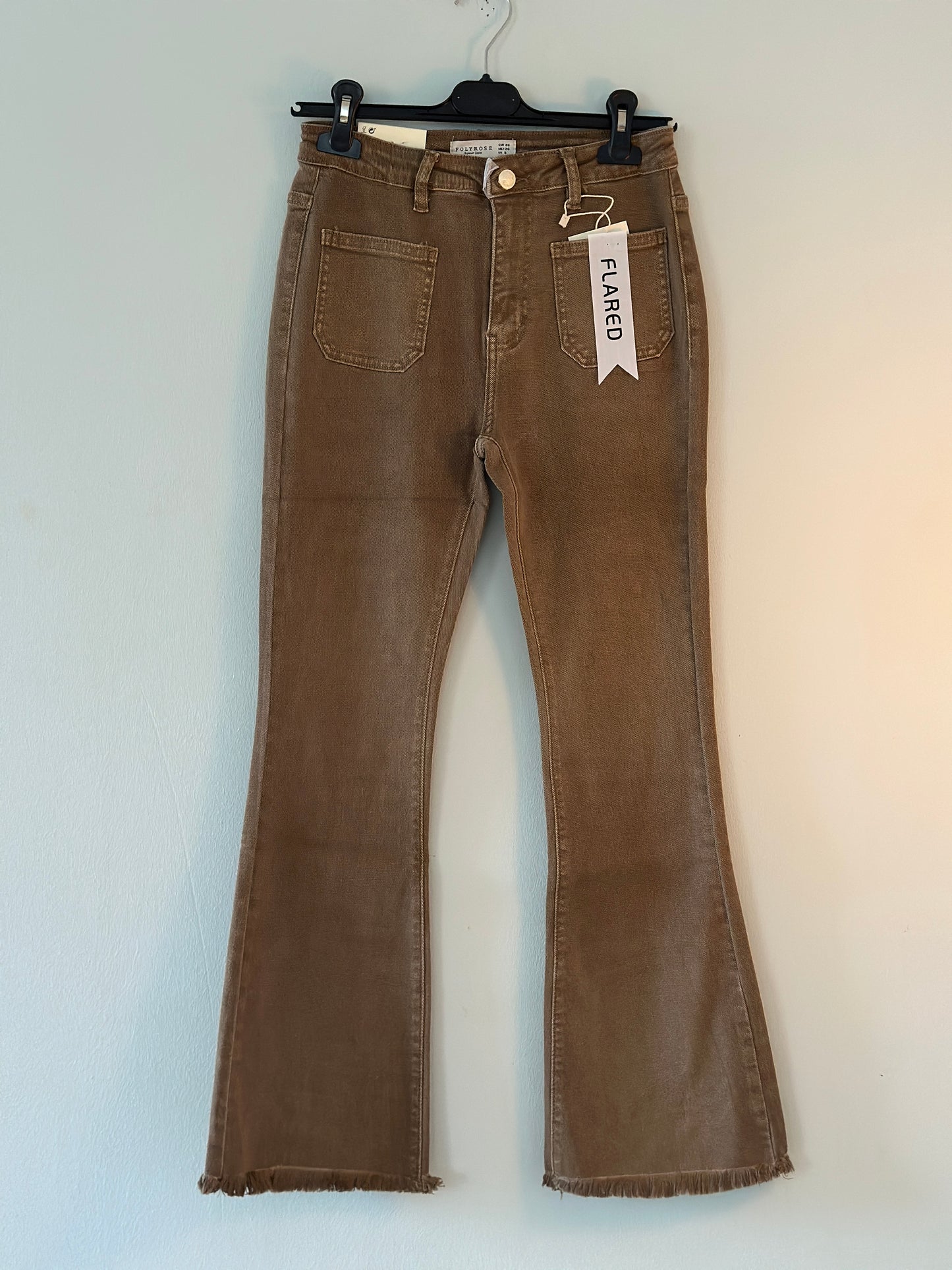 Jeans ”Flare” - Ljusbruna