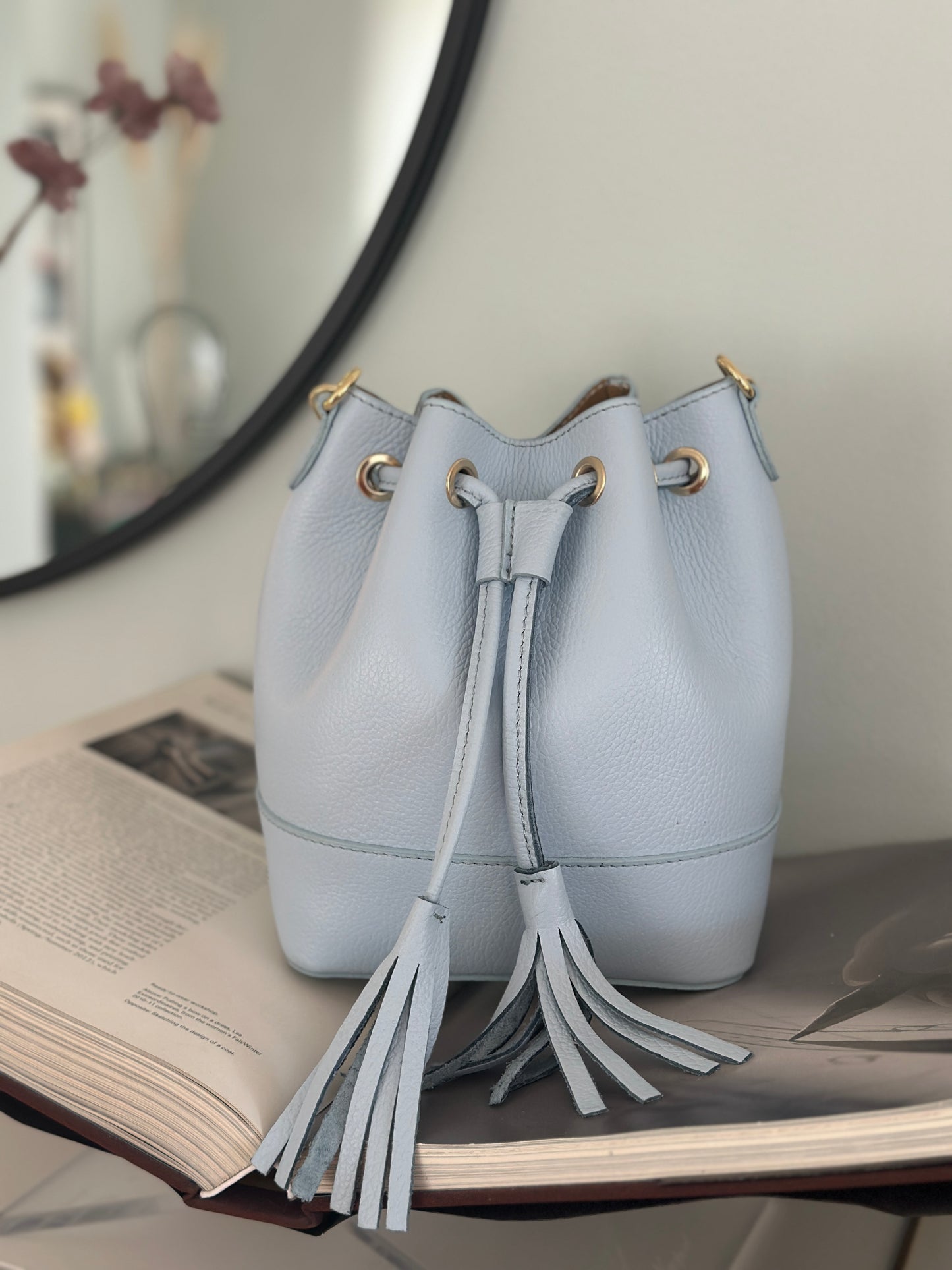Väska ”Bucket Bag” - Ljusblå